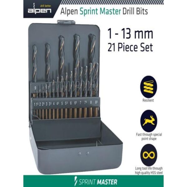 ALPEN SPRINT MASTER 21 PCE SET KM21