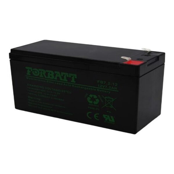 12V 7.2AH FORBATT GATE MOTOR BATTERY - Image 2