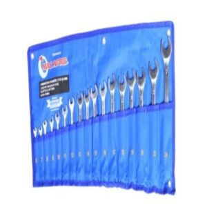 17PCE COMB SPANNER SET C/VANADIUM SATIN 6-24MM