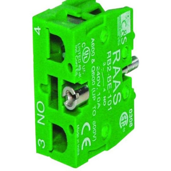 1 N.O. ADD ON CONTACT BLOCK