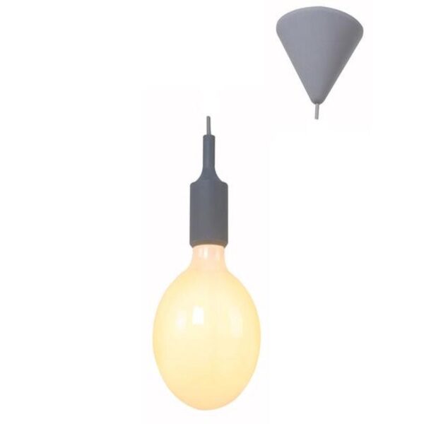 SILICONE PENDANT GREY