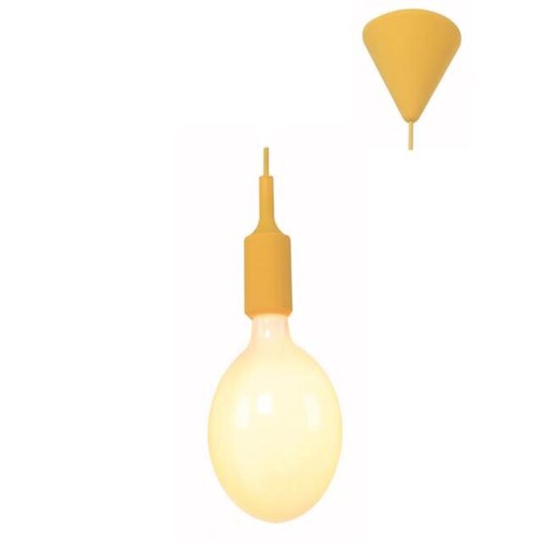 SILICONE PENDANT YELLOW