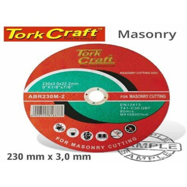 CUTTING DISC MASONRY 230 X 3.0 X