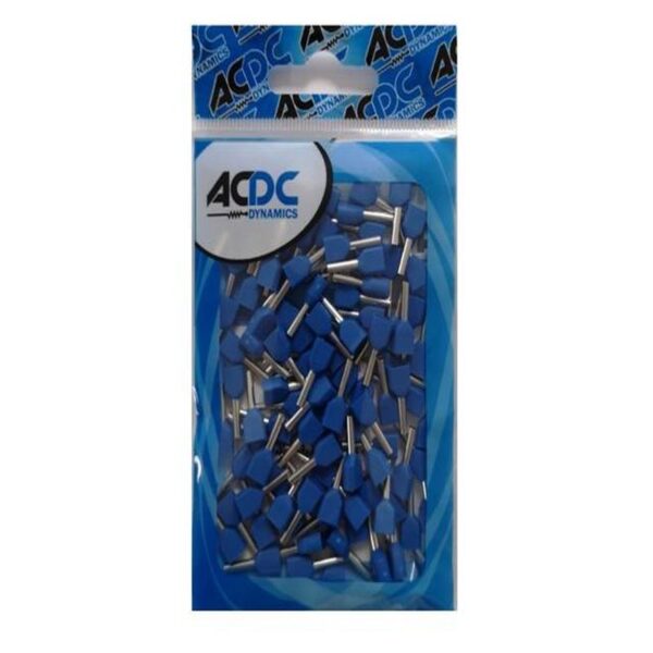 0.75MM BLUE TWIN BOOTLACE FERRULE / 100