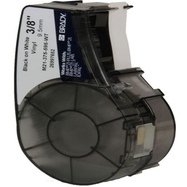 12.7mm x 6.4m VINYL TAPE BLACK - Image 2