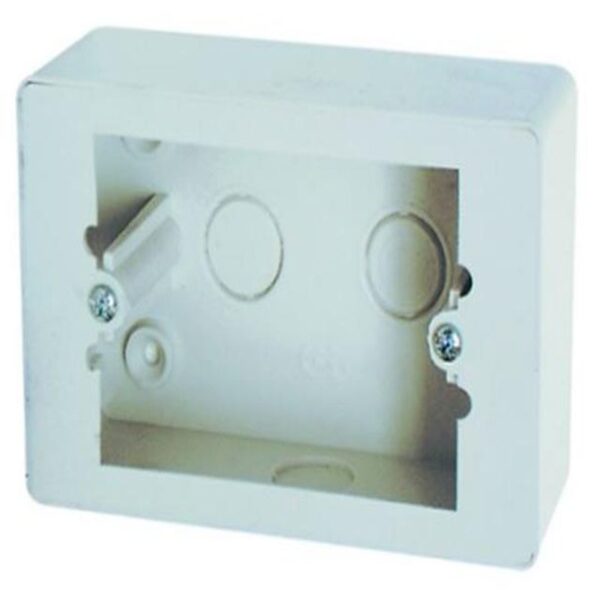 4X2 PLASTIC EXTENSION BOX SURFACE MOUNT