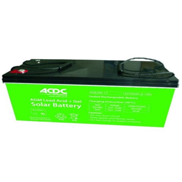 12V 65AH GEL ACID SOLAR BATTERY