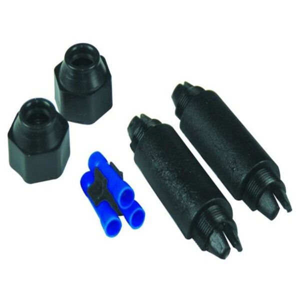 BLACK GEL TYPE JOINT KIT C/W FERRULES FOR 3X 1-2.5MM SQ