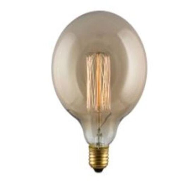 AMBER CB FILAMENT MAXI GLOBE E27 60W