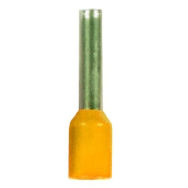 4MM BOOTLACE FERRULE ORANGE 100PACK