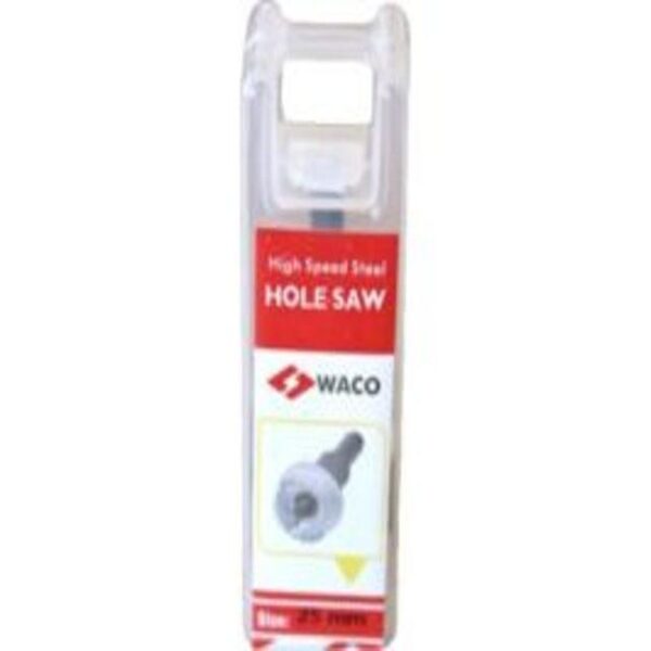 WACO HOLESAW HSS WITH ARBOR 25MM