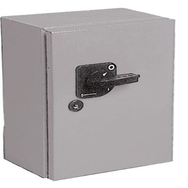 200A 4P CHANGEOVER SWITCH GREY STEEL ENCLOSED IP54 - Image 2