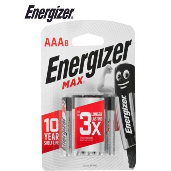 ENERGIZER MAX AAA - 8 PACK