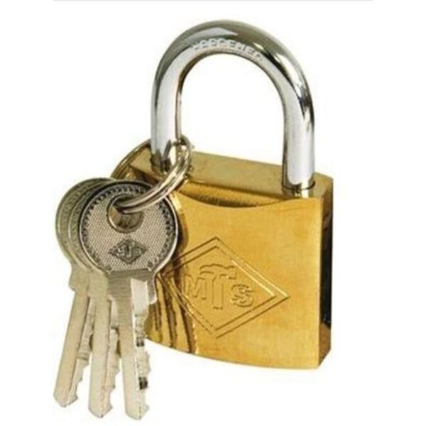 PADLOCK MTS BRASS 38MM