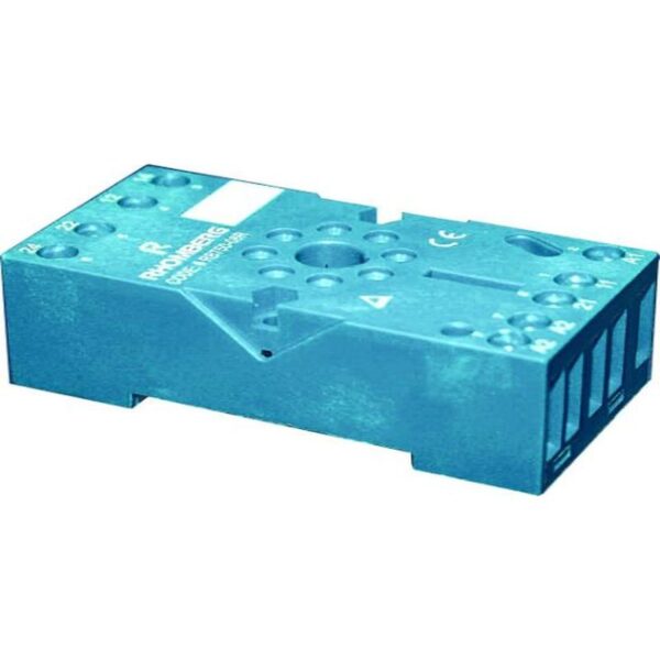 11PIN RELAY BASE RECTANGULAR TYPE BLUE 400V/10 IP20 - Image 2