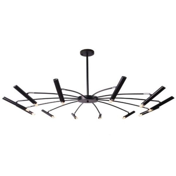 STARLIGHT ROUND PENDANT LAMP, BLACK 12X G9  DIA:1000MM HEIGHT: 710MM