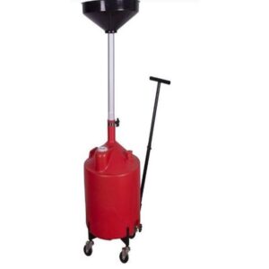 18 GALLON OIL DRAIN TANK WITH DOLLY