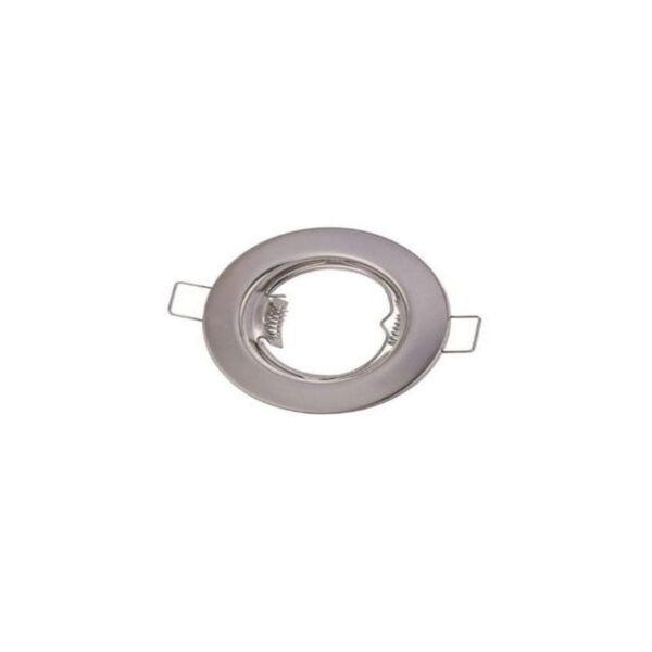 TITANIUM METAL DOWNLIGHT D:80MM X 25MM GU10 BULB MAX 50WATT