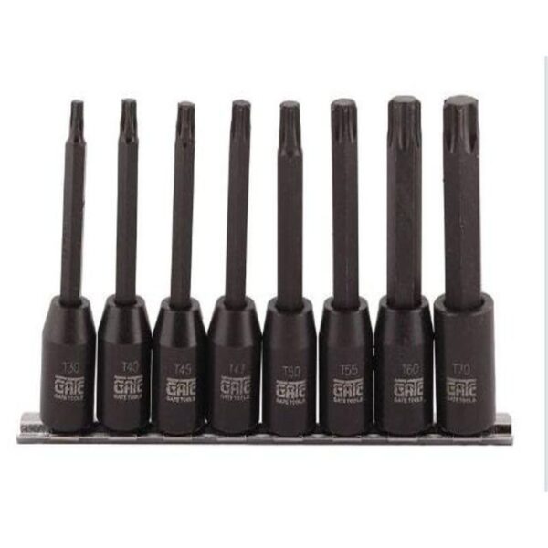 1/2" DRIVE 8PIECE TORX BIT SOCKET SET