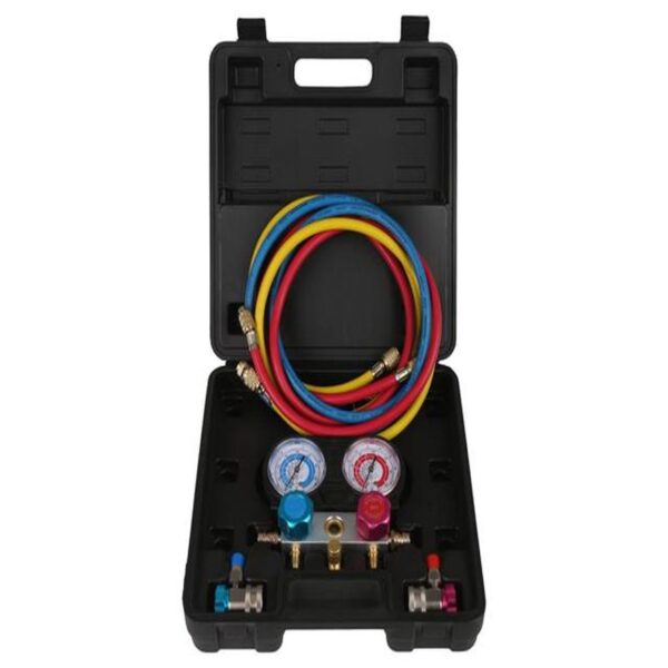 A/C MANIFOLD GAUGE SET FOR 134A GAS 1/2" FITTING