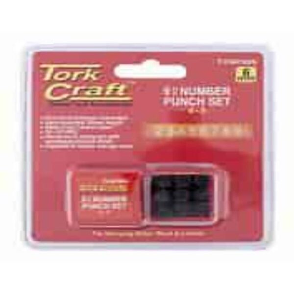 TCNP005 NUMBER PUNCH SET 5MM (0-9MM BLK