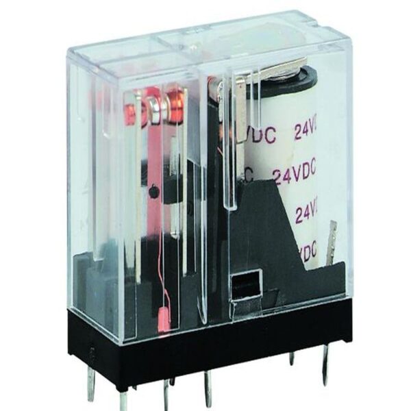 24VDC 10A 1C/O PCB RELAY 5MM PIN