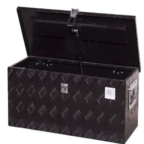 BLACK ALUMINIUM TOOLBOX 725X300X270MM