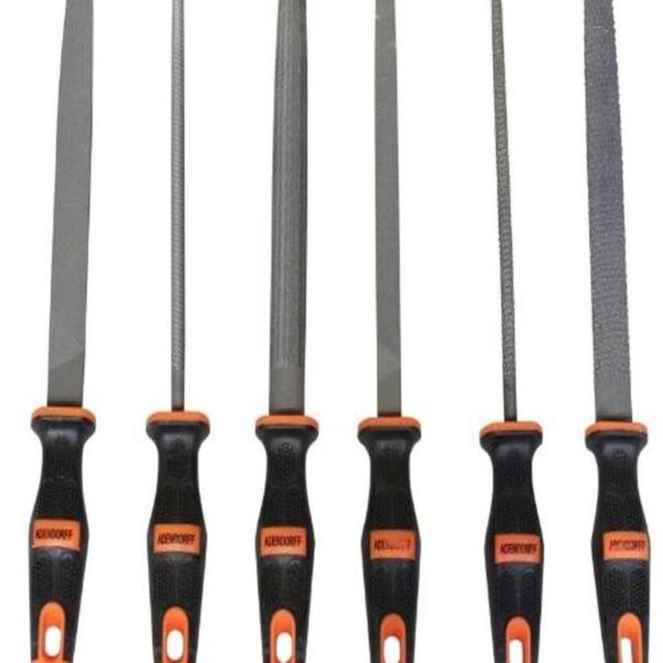 6PCE FILE SET W/W2RASP P/HANDLE