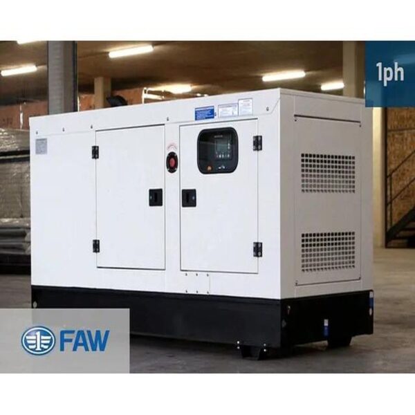 22KVA STANDBY POWER SINGLE PHASE DIESEL FAW  ATS INCL