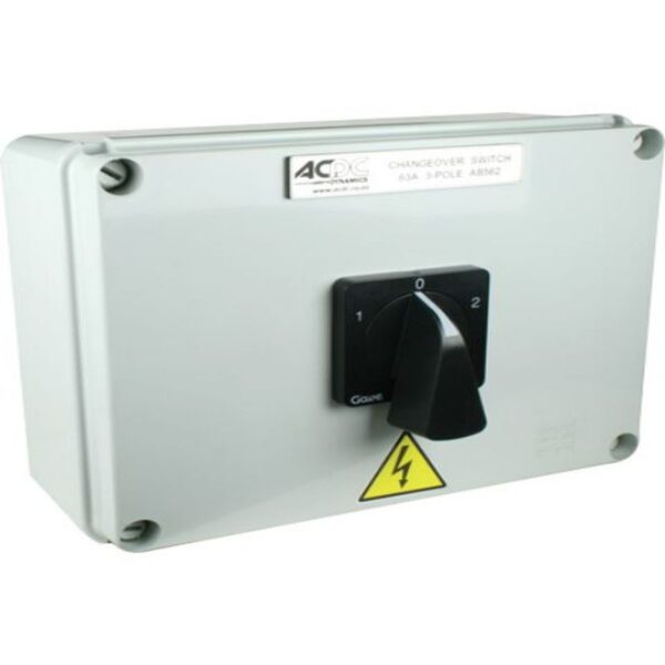 AB562-63A CHANGE OVERSWITCH 63A 2P ENCLOSURE - Image 2