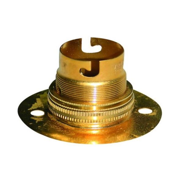 CLH22-0B METAL LAMP HOLDER BB BRASS - Image 2