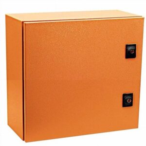 KA007 ENCLOSURE ORANGE METAL 400X300X150