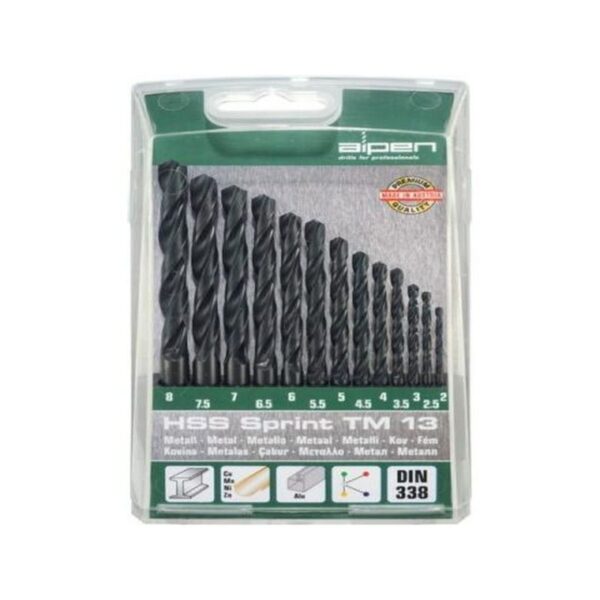 HSS SPRINT DRILL BIT SET 13PCE 2