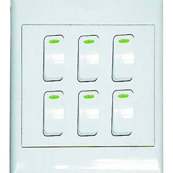 A7006 6 LEVER 1WAY SWITCH 4X4 WHITE