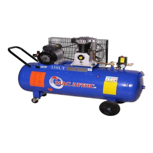 (B). MAC-AFRIC 150L 6.5HP PETROL COMPRESSOR (GAS3065/150) - Image 2