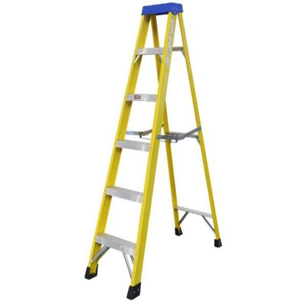 6 STEP FIBREGLASS LADDER 1.8M SW 115KG
