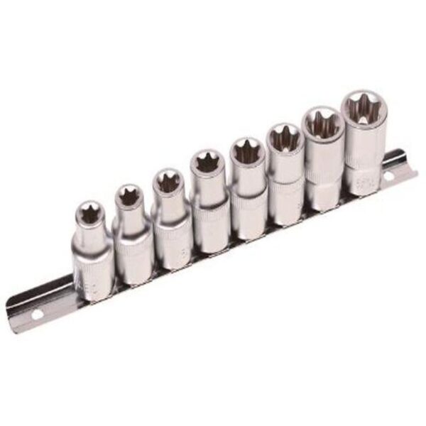 TORX SOCKET SET FEMALE 1/2" 10/11/12/14/16/18/20/22