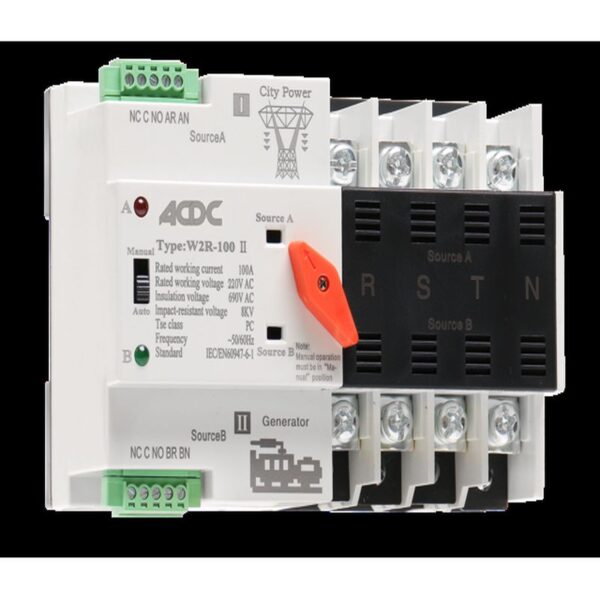 MOTORISED C/O SWITCH 100A 4P ATS