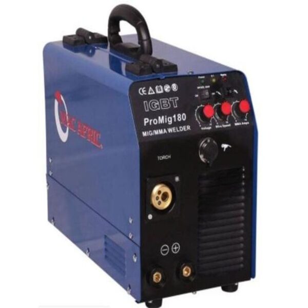 PRO-MIG - 180-MMA WELDER - WITH ACC.1-5KG SPOOL SIZE