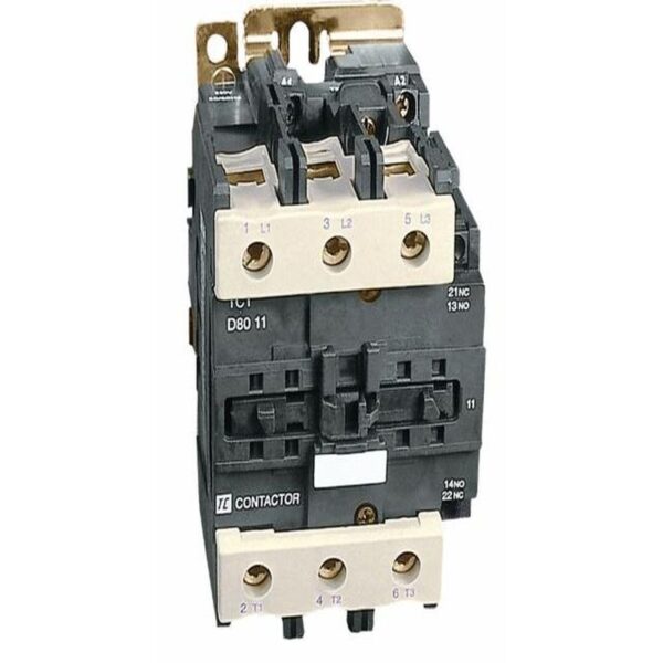 37kW 400V 80A 3P CONTACTOR 1NO+1NC 415VAC COIL