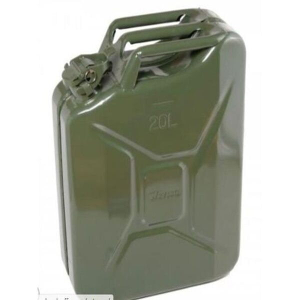 GREEN 20 LITER JERRY CAN 0.8MM - METAL (KC20-8)