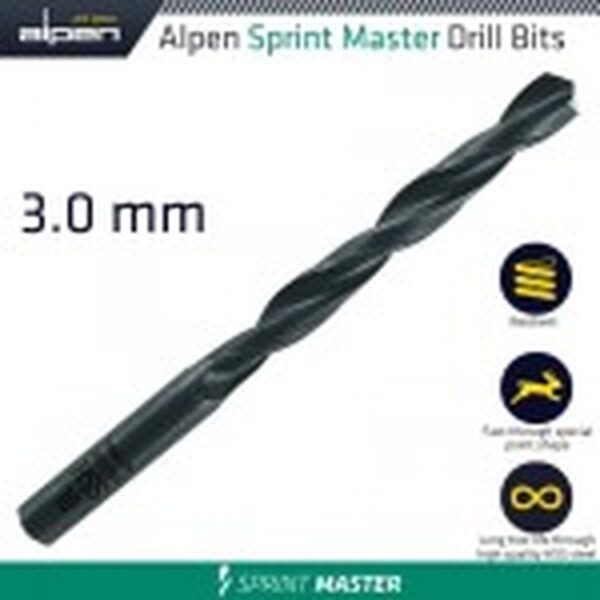 HSS SPRINT MASTER 3MM X1 61503 SLEE - Image 2