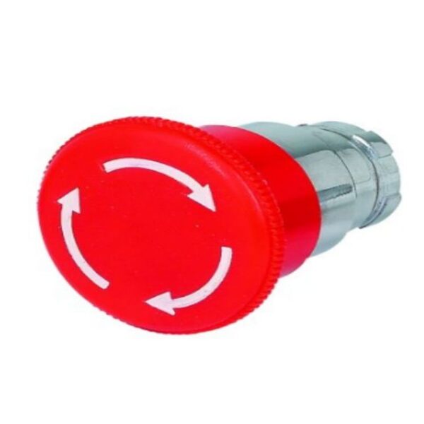 RED EMERG PBTN TWIST REL HEAD 40mm - Image 2