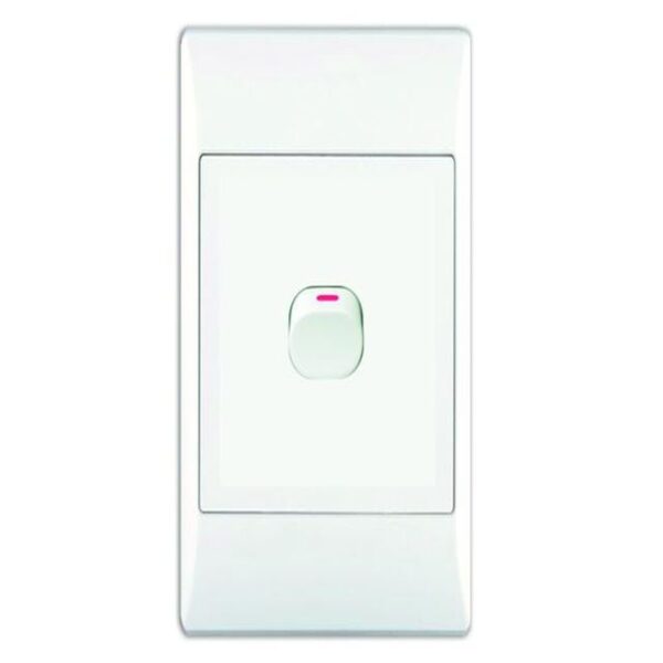 1-LEVER 2-WAY SWITCH 2X4 C/W WHITE COVER PLATE