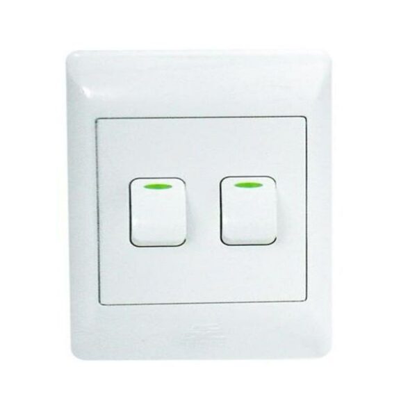 4-LEVER 1-WAY SWITCH 2X4 C/W WHITE COVER PLATE - Image 2