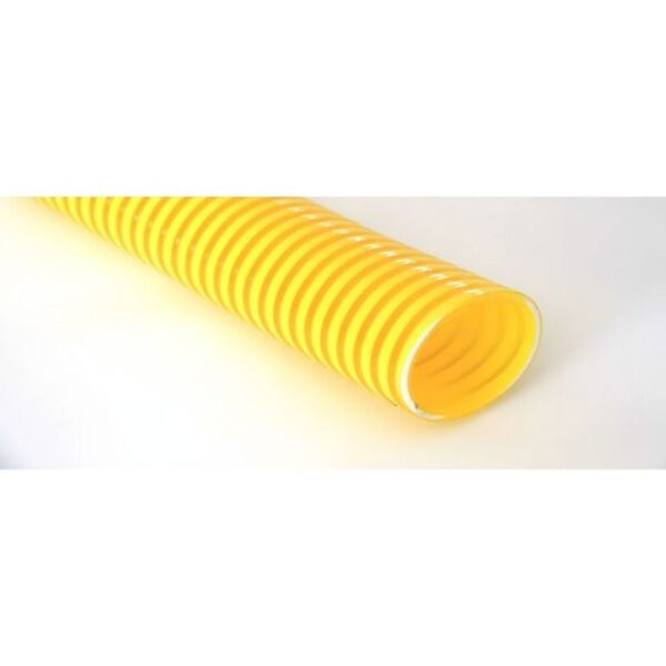 76MM YELLOW FLEXIBLE PVC HOSE (SUCTION)