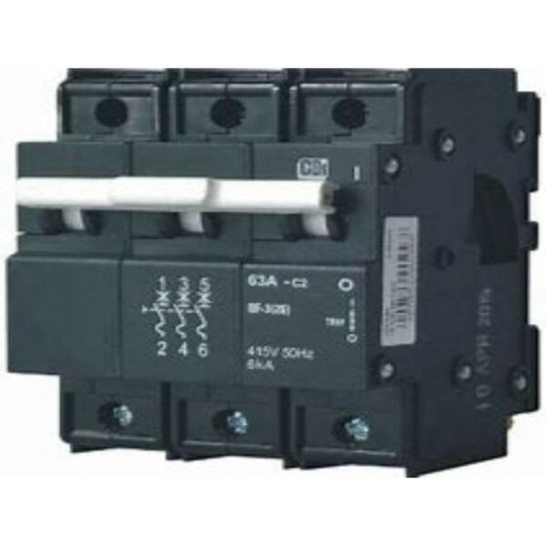 QA3 20A 3P 3KA CBI WHT TOGGLE