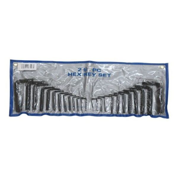 25 PCE HEX KEY SET (METRIC & IMPERIAL) - Image 2