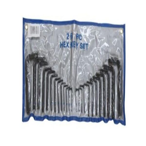 25 PCE HEX KEY SET (METRIC & IMPERIAL)