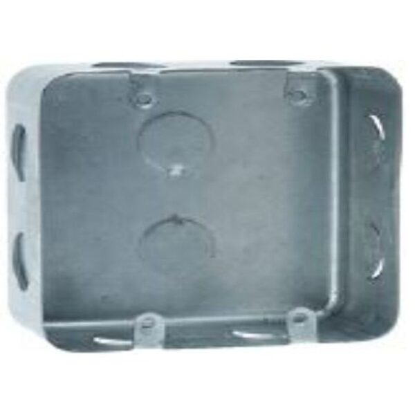 4X4 METAL FLUSH WALL BOX (105.5X105.5X50D mm) - Image 2